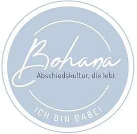 Logo mit der Aufschrift: Bohana - Abschiedskultur, die lebt